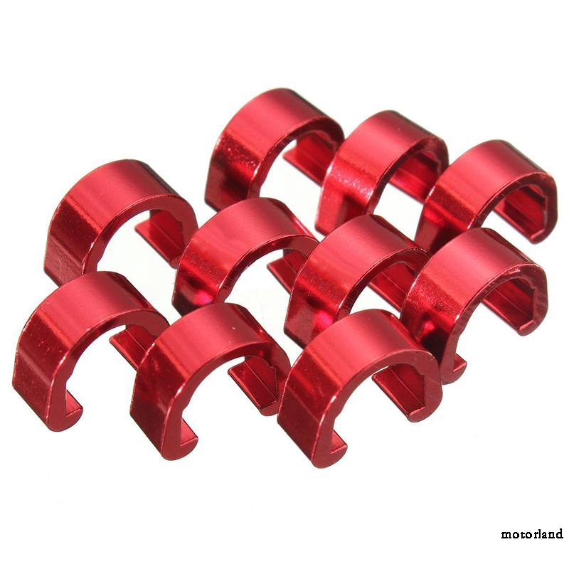 Bộ 10 khuyên giữ dây thắng màu sắc dành cho xe đạp MTB
