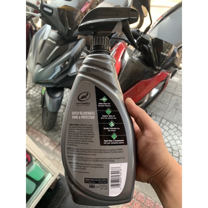 DƯỠNG BÓNG SƠN HYBRID SOLUTIONS CERAMIC 3 IN 1 DETAILER 946ml Turtle wax