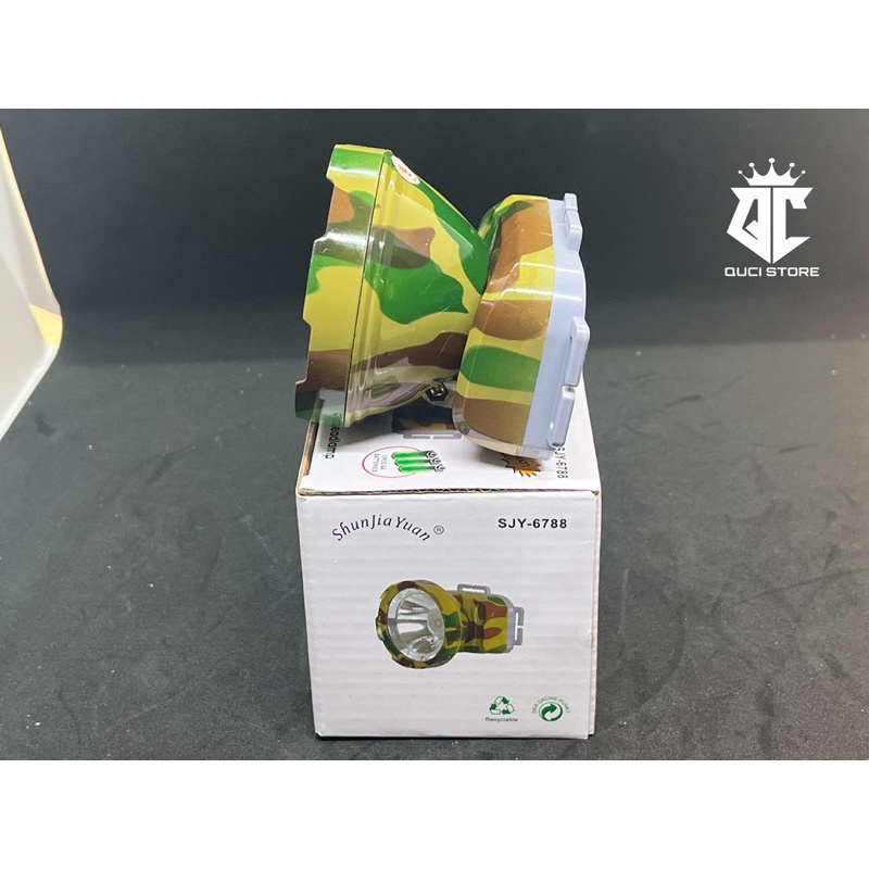 Đèn Pin Đội Đầu Sáng Mạnh 6788 Dùng 3 Viên Pin AAA