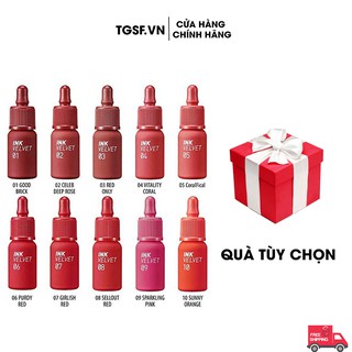 Son kem lì hàn quốc peripera ink velvet phiên bản 2019