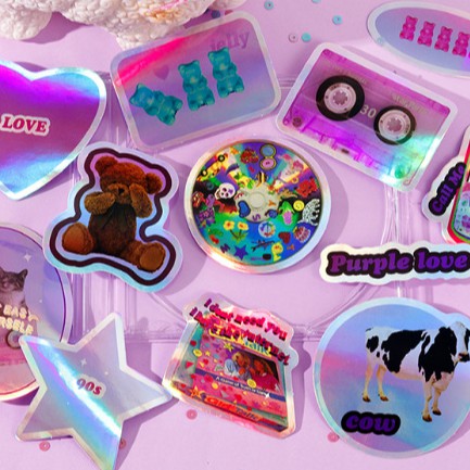 <Video Review> Set 24 Sticker Hình Dán Họa Tiết Retro Cá Tính Trang Trí Sổ Tay Nhật Ký Điện Thoại M005