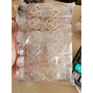 Cặp tóc đá sang chảnh 3 răng (1c)