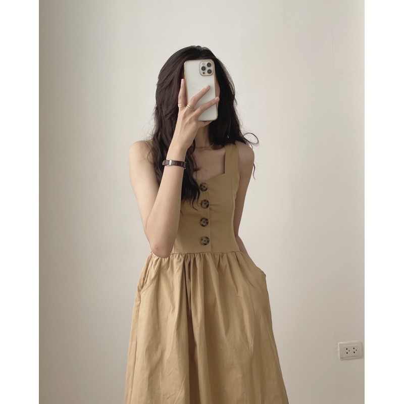 [Mã SKAMFA06 giảm 10% tối đa 50K đơn 0Đ] váy xoè midi 5921