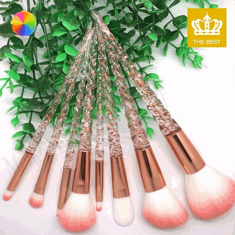 Unicorn Makeup Brushes Make up pincel maquiagem Powder Cosmetic Eye Shadow Highlighter Glitter Diamond Blusher set MM