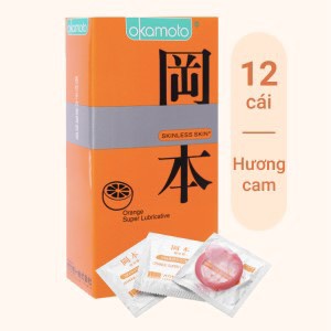 Bao Cao Su OKAMOTO CAM Cao Cấp, Siêu Mỏng Hộp 10 Chiếc, Hàng Chính Hãng - Nhật Bản (Che Tên Sản Phẩm)