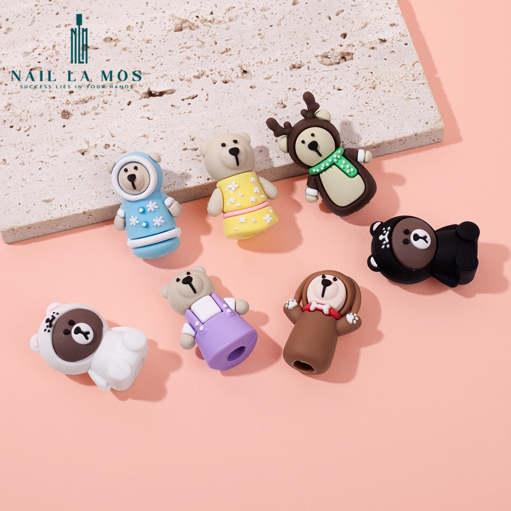 Bọc đầu kìm hình thú cute - Bọc bảo vệ đầu kềm silicon chuyên dụng cho dân làm móng