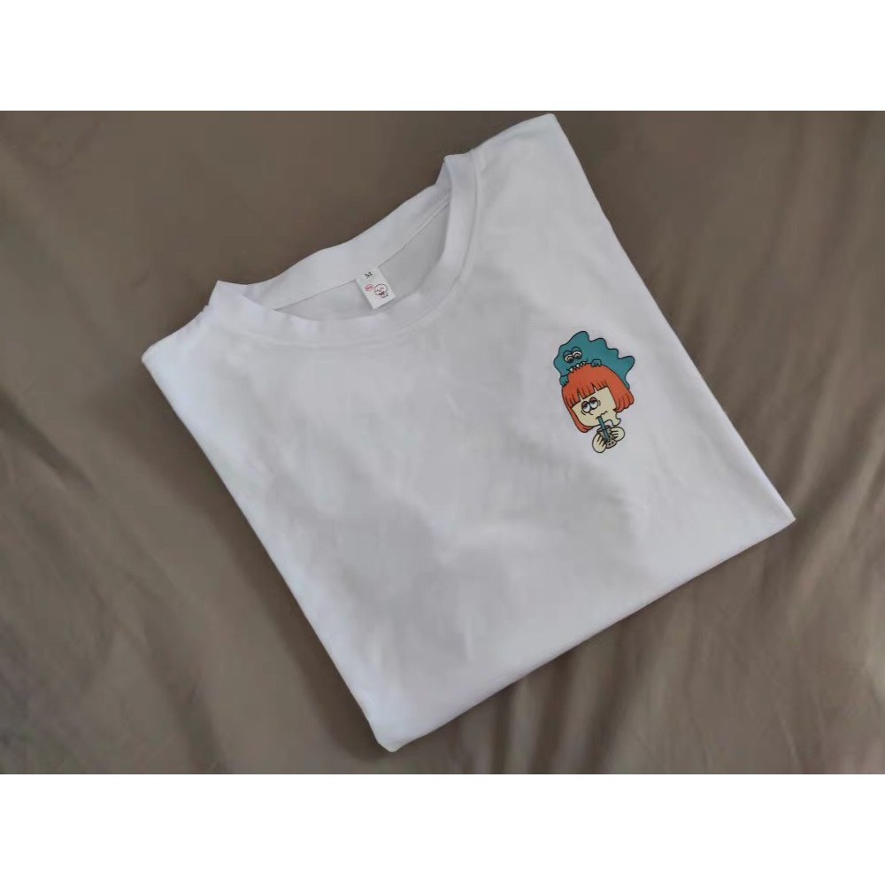 Áo thun tay lỡ CoolZ phông Unisex nam nữ Cotton oversize form rộng Cô gái Look CZ098 | BigBuy360 - bigbuy360.vn