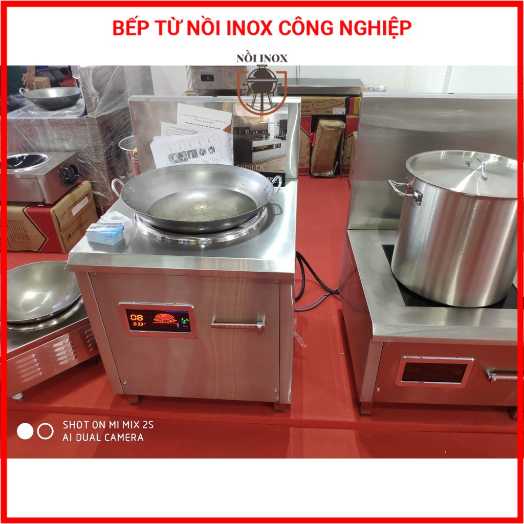 Bếp từ công nghiệp ba pha  - . Dùng cho nhà hàng, bếp ăn công nghiệp, bếp ăn tập thể