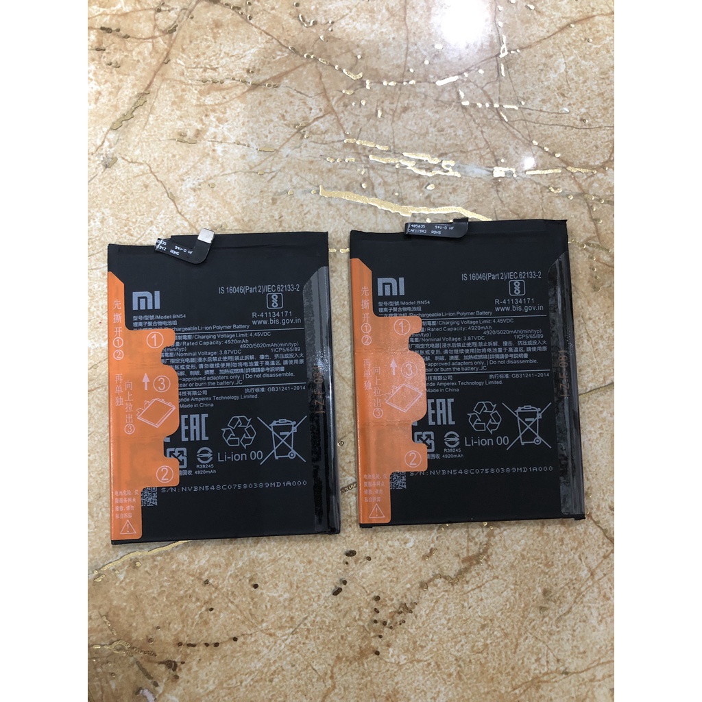 Pin Xiaomi Redmi Note 9 / Redmi 10x /Redmi 9 (BN54) xịn