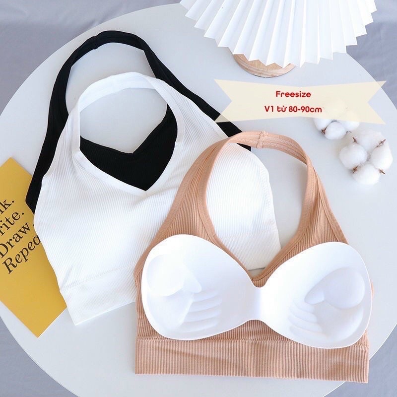 Áo bra kiểu yếm hở lưng cực sexy mẫu mới thời trang 2021