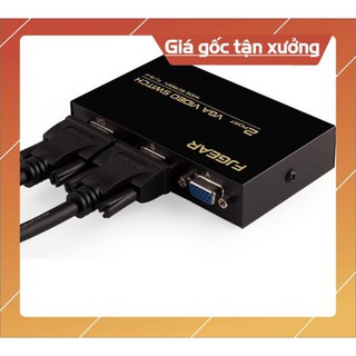 [FREESHIP] Bộ gộp VGA 2 vào 1 ra - 2 Port VGA Video Switch FJGEAR [ĐƯỢC KIỂM HÀNG]