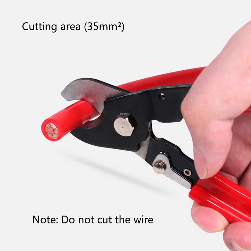 Kềm Cắt Dây Điện Một Tay Cầm Bằng Nhôm Đồng HS-206 35