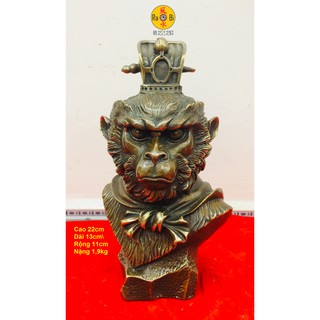 Chân Dung Tề Thiên Đại Thánh Tôn Ngộ Không - Tượng Đồng Phong Thủy