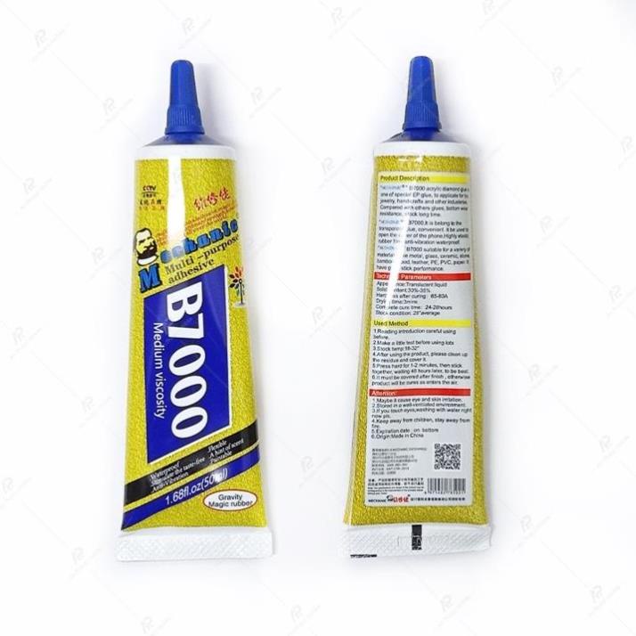 Keo B7000 Đa Năng - Keo Dán Viền Màn Hình Cảm Ứng, Nắp Ốp Lưng Chuyên Dụng Cho Điện Thoại