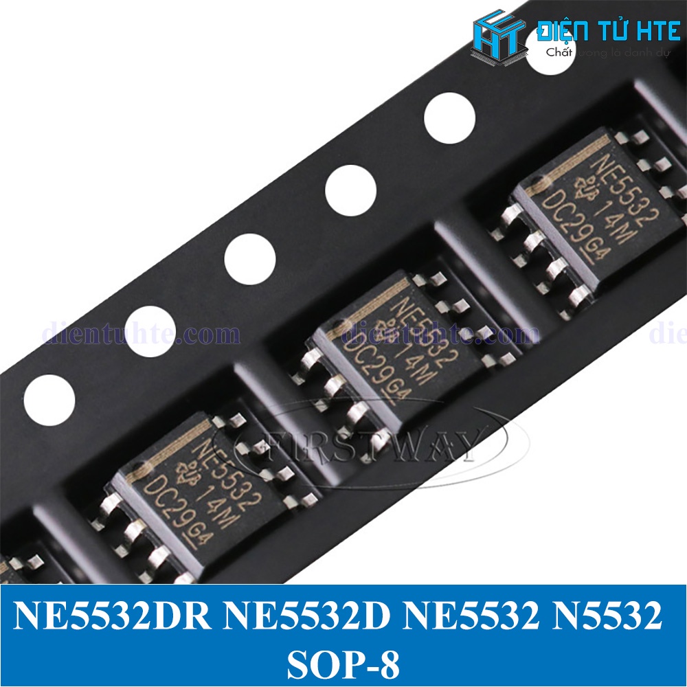 IC Opamp NE5532DR NE5532D NE5532 N5532 SOP-8 chính hãng