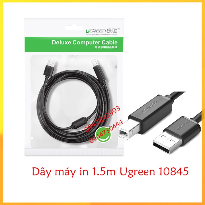 Dây máy in 1.5m Ugreen 10845_adapternguongiare