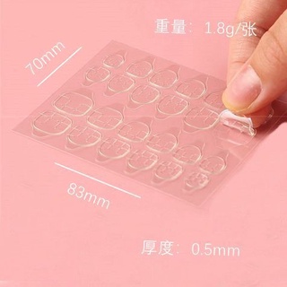 Tấm băng keo 2 mặt dán móng tay trong suốt