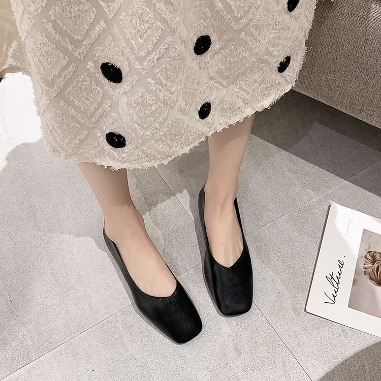 Giày xăng đan nữ đế vuông phong cách hàn quốc | BigBuy360 - bigbuy360.vn