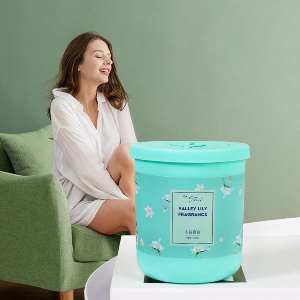 Sáp thơm phòng, sáp thơm khử mùi nhà vệ sinh, phòng ngủ, ô tô, tủ quần áo hộp 190g