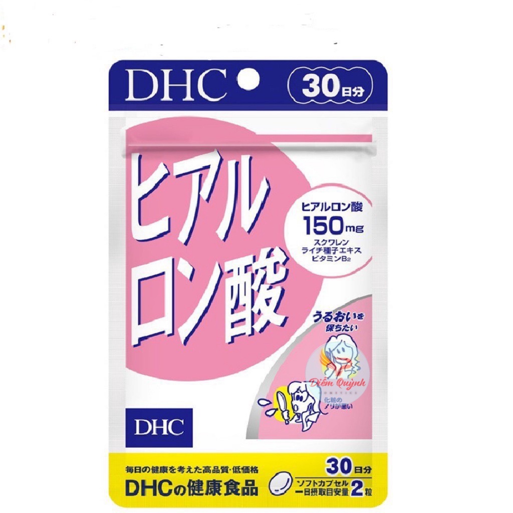 Viên uống cấp nước DHC Hyaluronic Acid giúp giữ ẩm 30 ngày