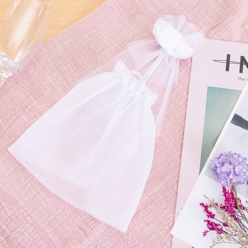 Set 2 Vỏ Bọc Chai Rượu Vang Hình Váy Cưới