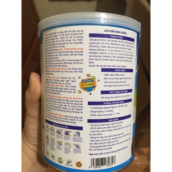 Sữa chống loãng xương Hogi milk 400g bổ sung Canxi giúp xương chắc ,khớp khỏe