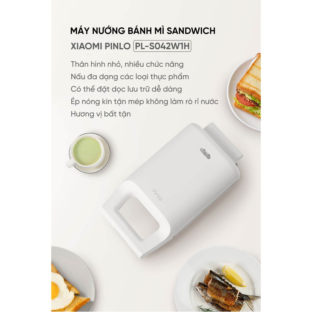 Máy nướng bánh mì sandwich Xiaomi Pinlo PL-S042W1H