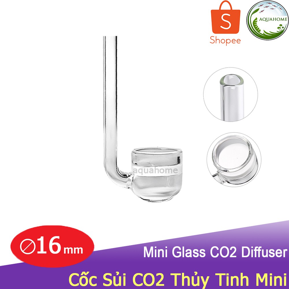 Cốc Sủi CO2 Thủy Tinh Mini