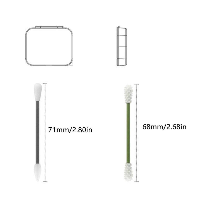 Hàng có sẵn Hộp tăm bông trang điểm có thể tái sử dụng
 | BigBuy360 - bigbuy360.vn