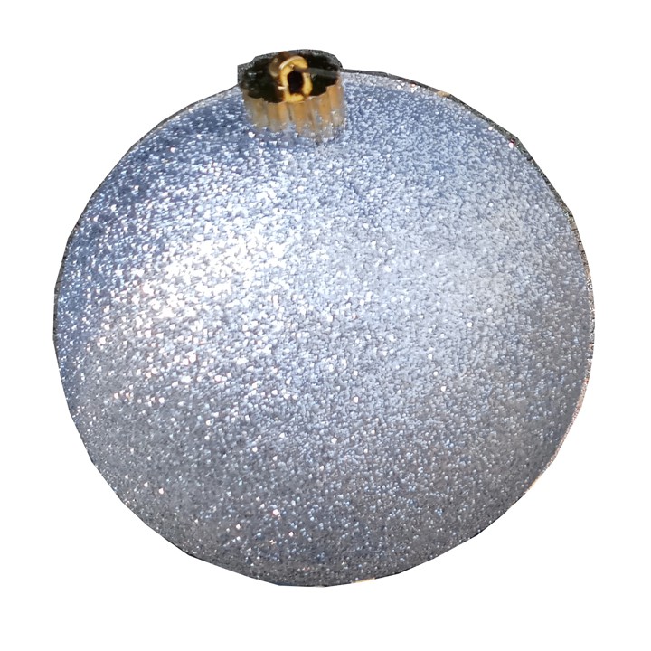 Trái châu quả cầu kim tuyến màu trang trí noel, trang trí tiệc và trang trí lễ hội, đường kính 16cm. NOELC16