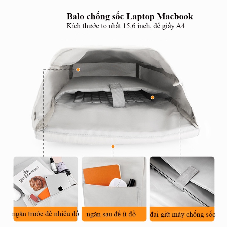 Balo Thời Trang Nữ Giá Rẻ Chất Lượng, đựng Laptop 13,14,15.6 inch, phong cách Hàn Quốc, PKC-BL27