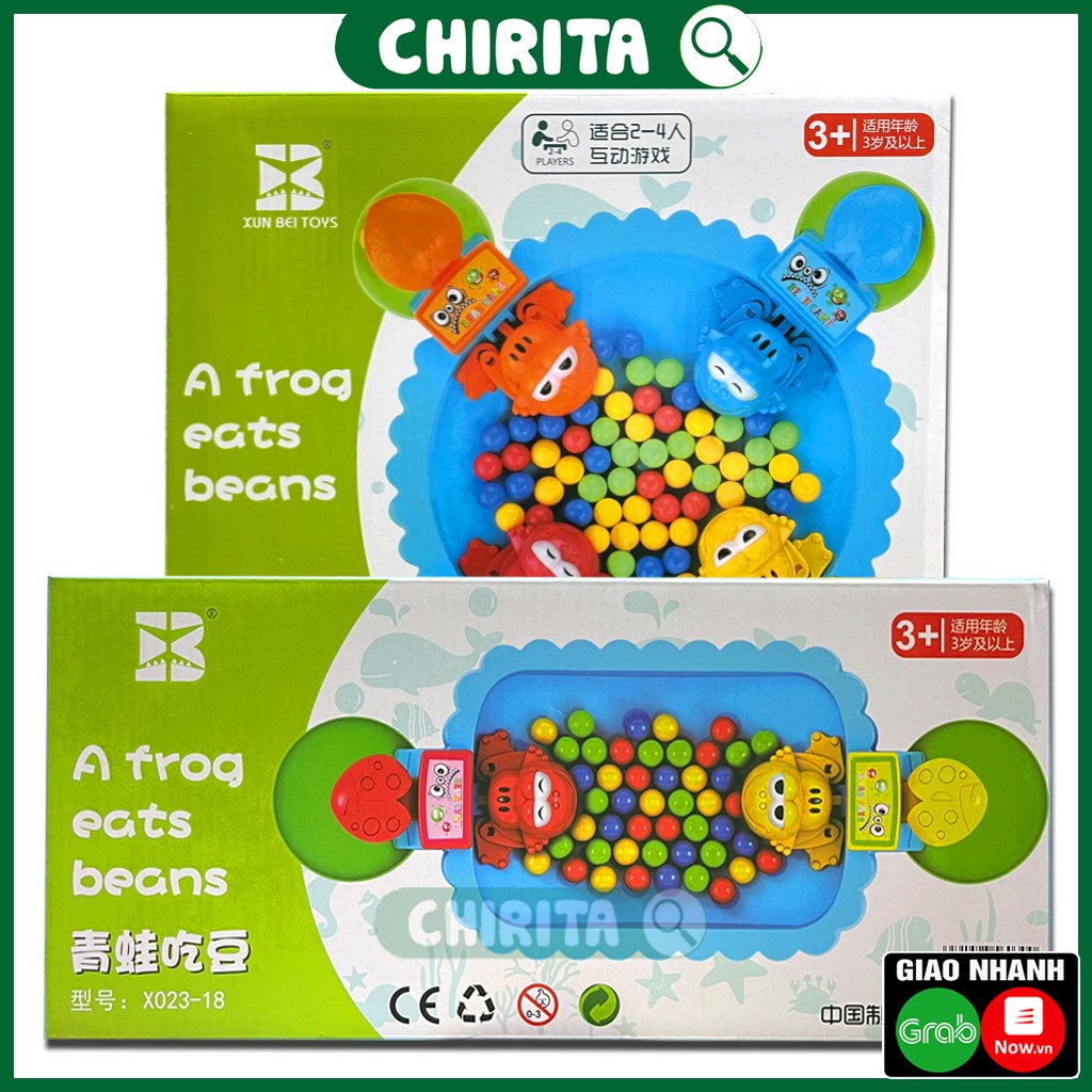 Đồ Chơi Ếch Ăn Bi 2 NGƯỜI / 4 NGƯỜI Chơi Cho Bé - Đồ Chơi Ếch Ăn Kẹo Vui Nhộn, Hấp Dẫn Đồ Chơi Trẻ Em CHIRITA