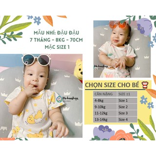 bộ cộc mùa hè thông hơi cho bé - Chất đẹp thoáng cho bé