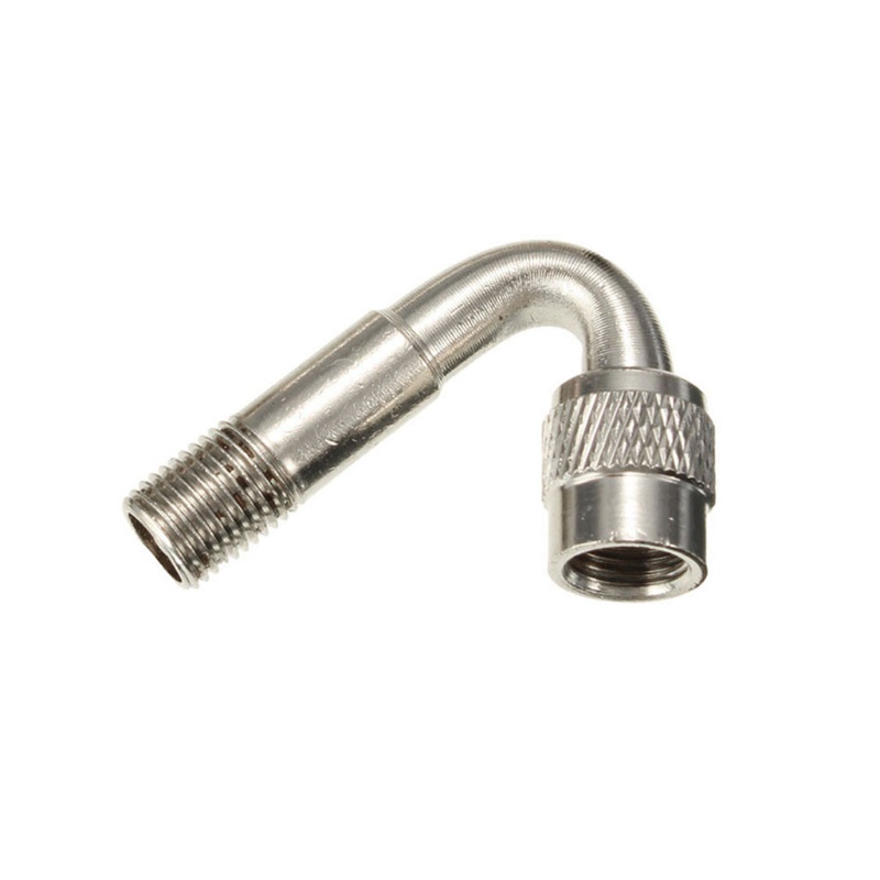 1 Van Lốp Xe Bằng Đồng Thau 45 / 90 / 135 Độ Kèm Đầu Nối Dài Cho Xe Tải / Xe Máy