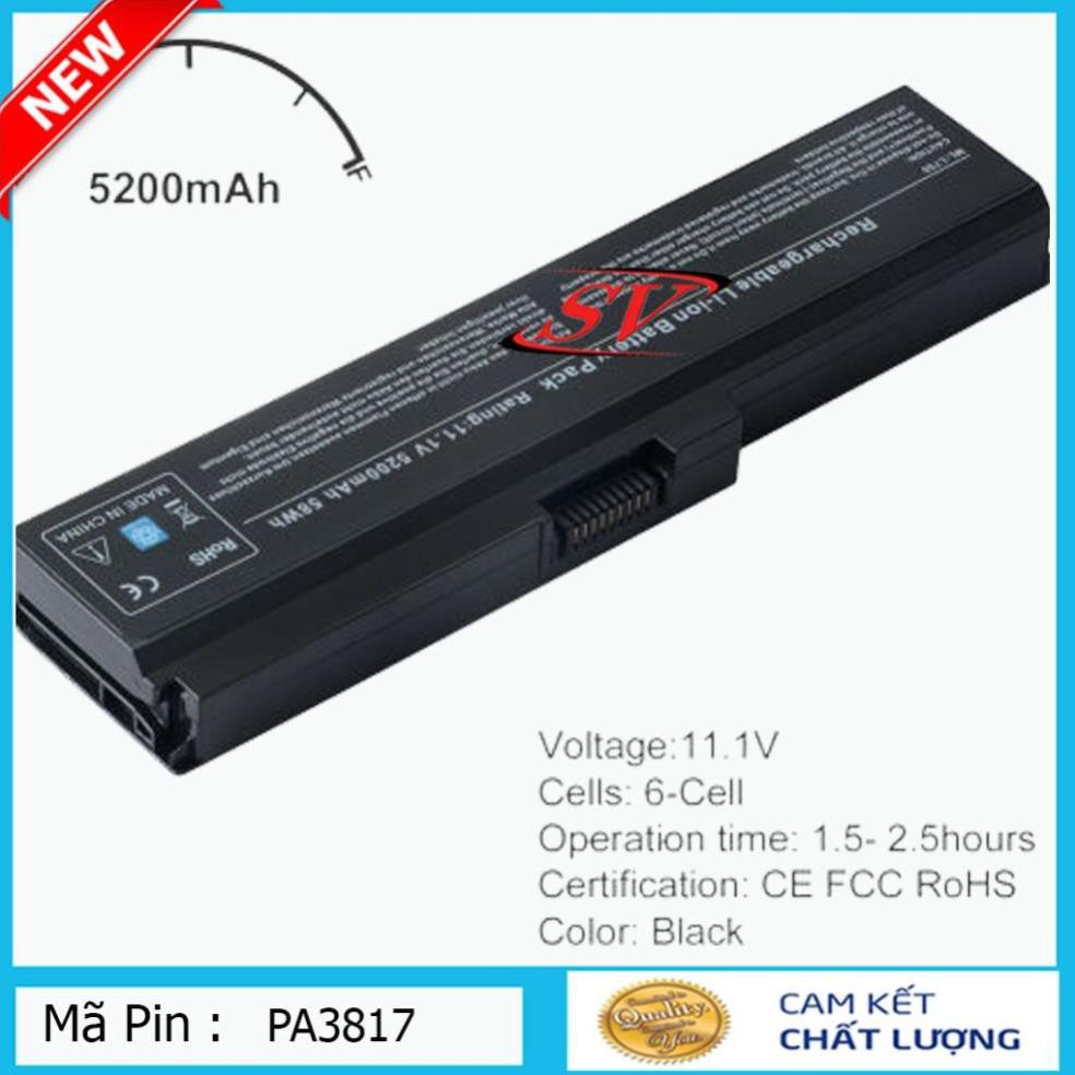 Pin Laptop Toshiba 3817 C640 L510 3634 3817 L645 L655 L730 A665 C655 C640D C650D C655D C660D L515 L600 sac.laptop p32
