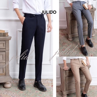 Quần âu nam công sở Julido ống đứng chất vải sược cao cấp dày dặn ít nhăn LQA9901