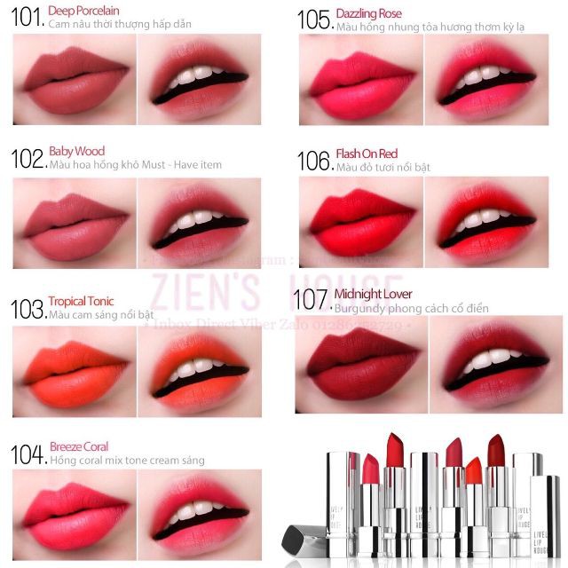 Son môi Eglips Lively Lip Rouge _Hàn Quốc