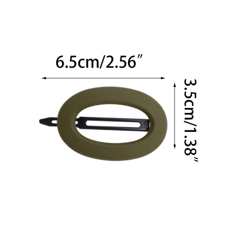 Kẹp Tóc Bằng Acrylic Màu Trơn Họa Tiết Hình Học Độc Đáo Thời Trang