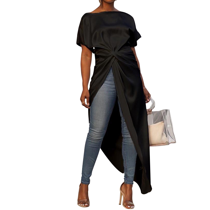 Áo kiểu tay ngắn ZANZEA thiết kế độc đáo có size lớn