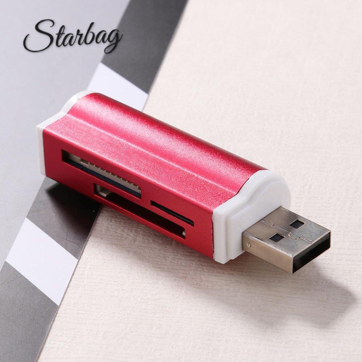 Đầu Đọc Thẻ Nhớ Đa Năng Usb 2.0 Bằng Hợp Kim Nhôm | BigBuy360 - bigbuy360.vn