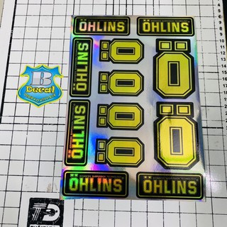 Tem LOGO STICKER chữ O crom