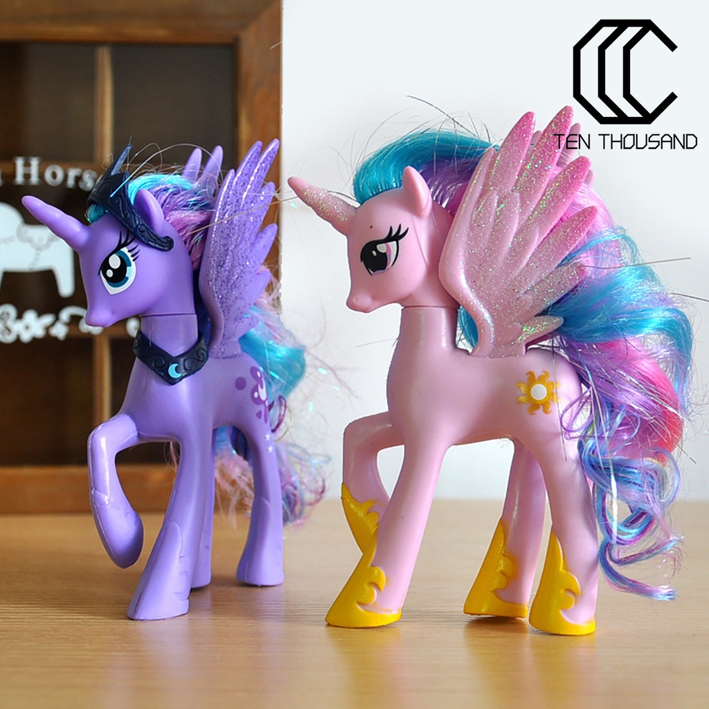 ✧Đồ Chơi Sưu Tầm Hình Ngựa Pony 14cm Bằng Nhựa PVC Dành Cho Bé