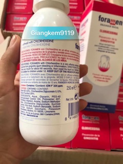 Nước súc miệng FORAMEN