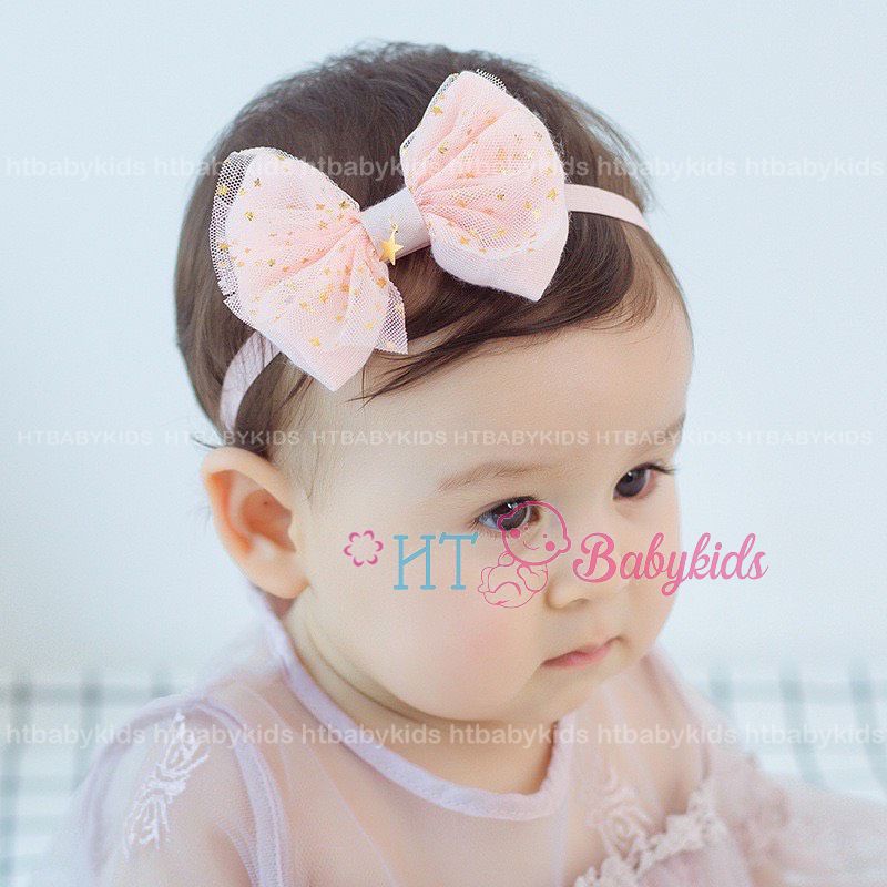 [ FLASH SALE ] Băng Đô Nơ Sao Phong Cách Hàn Quốc Xinh Xắn Cho Bé