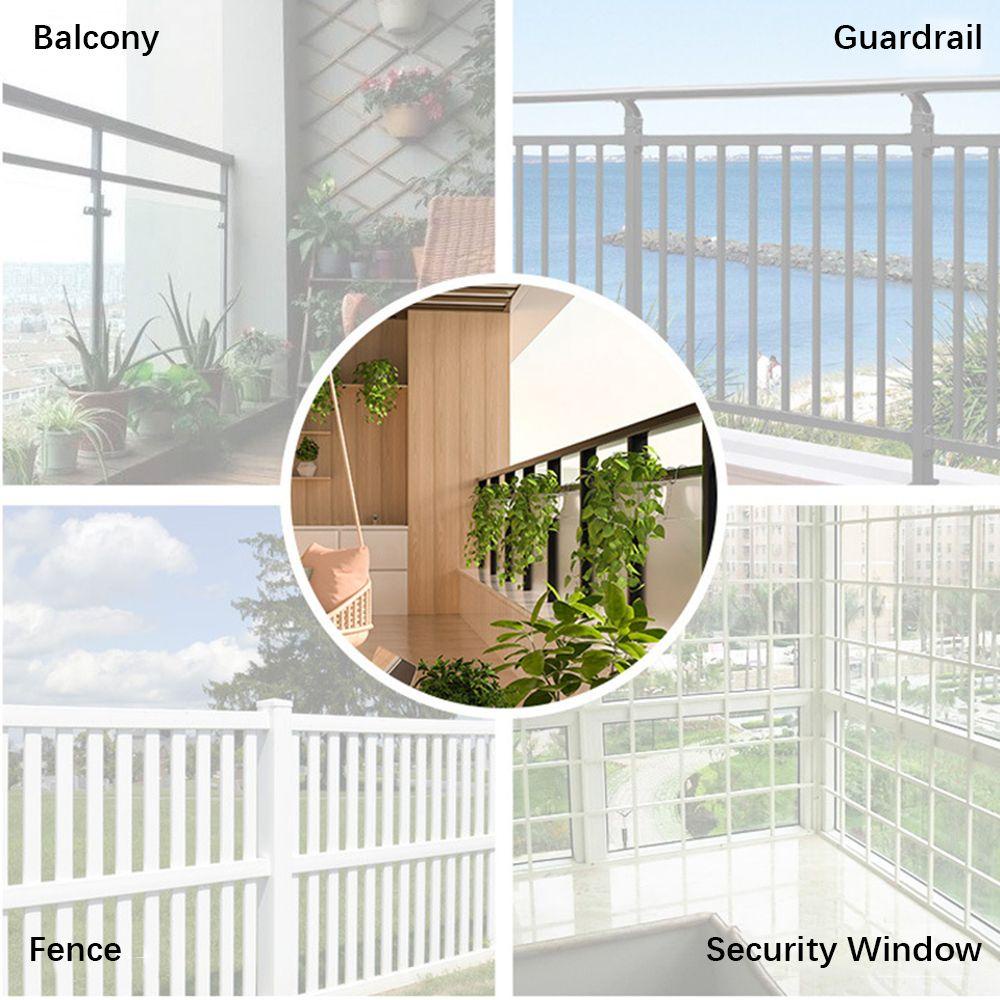 LAKAMIER Chậu Hoa Treo Cửa Sổ Ban Công Chắc Chắn