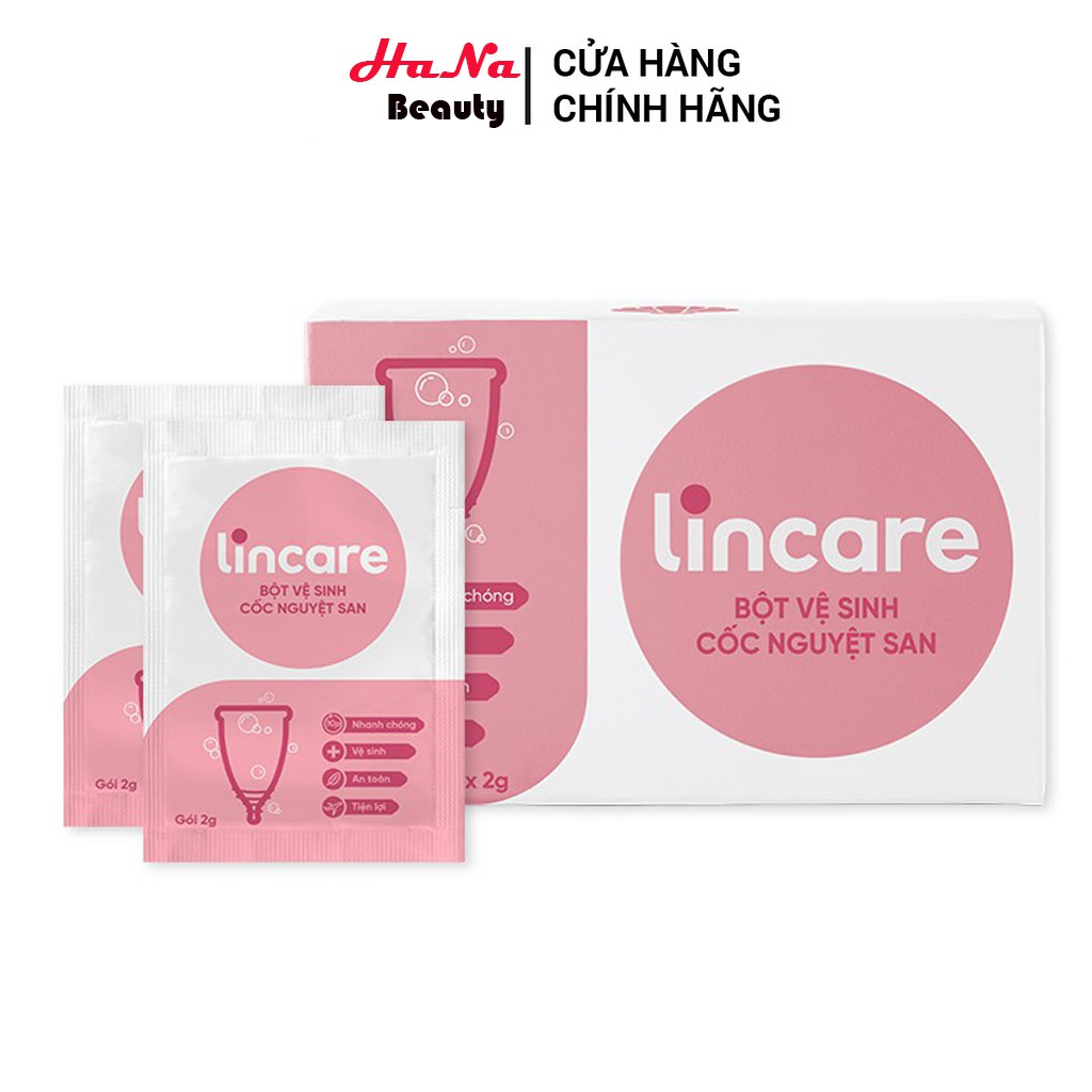 Bột vệ sinh Lincare tiệt trùng Cốc nguyệt san