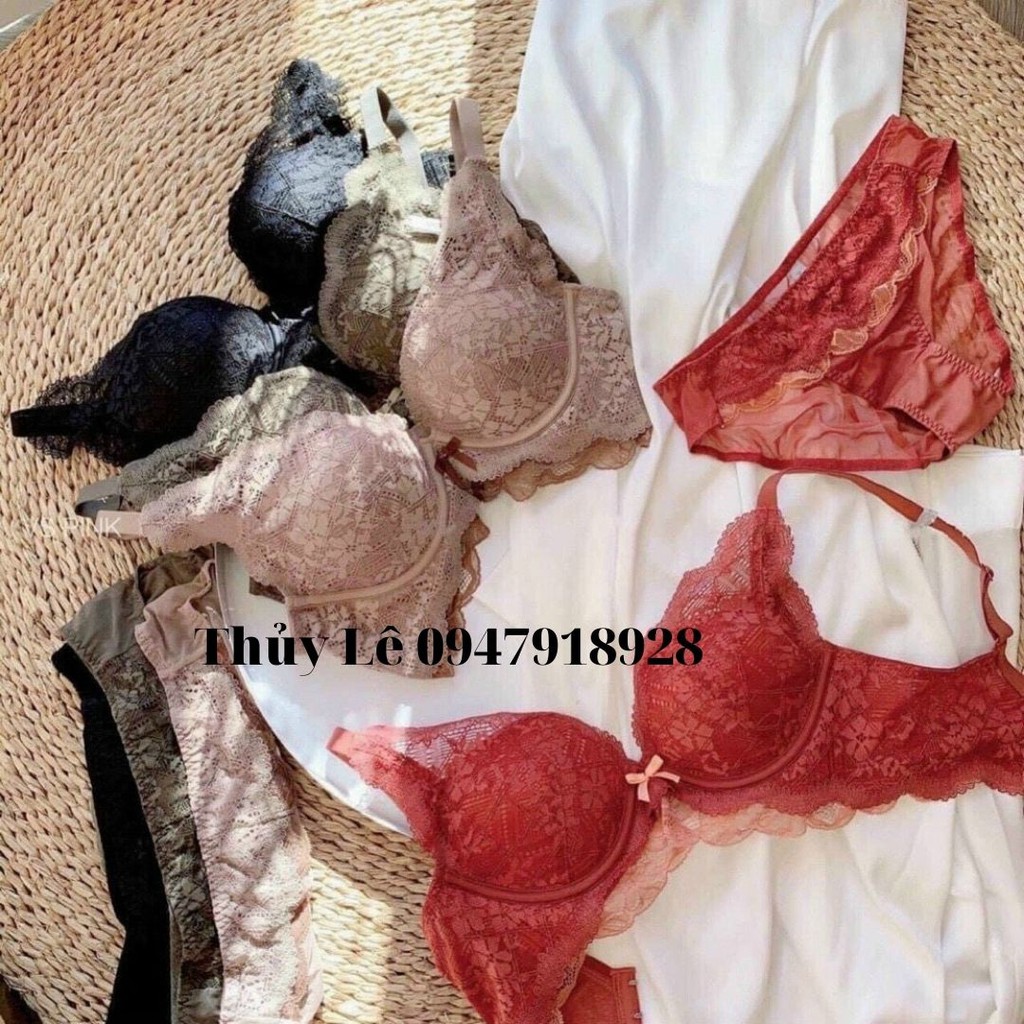 Áo lót ren không gọng mút SIÊU MỀM, đệm dày ôm và nâng đỡ ngực cực tốt