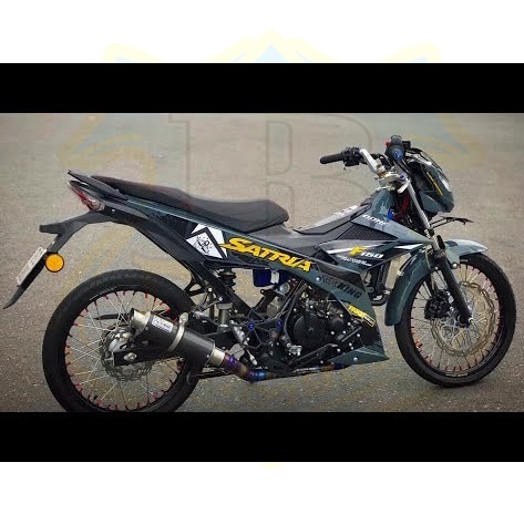 ( Quí khách vui lòng mang ra tiệm cho thợ dán ) Tem satria fi king