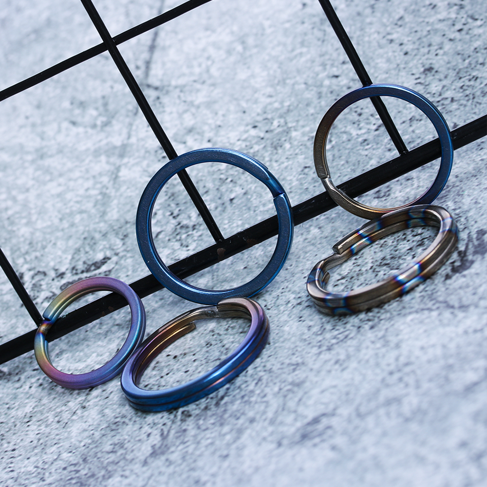 1/2 Móc Khóa Tròn Bằng Hợp Kim Titan 10~32mm Chất Lượng Cao