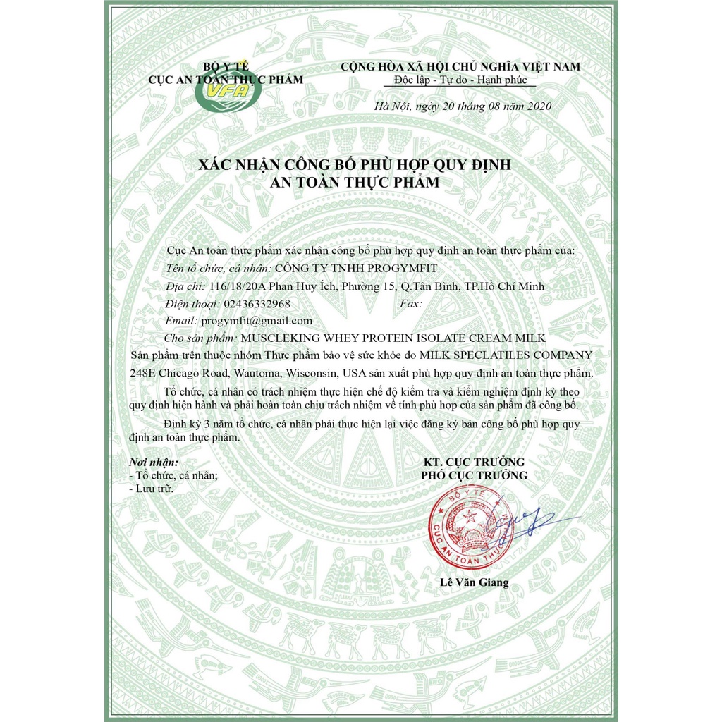 WHEY ISOLATE 2kg - Sữa Tăng Cơ Hấp Thu Nhanh MuscleKing  + Tặng Shaker